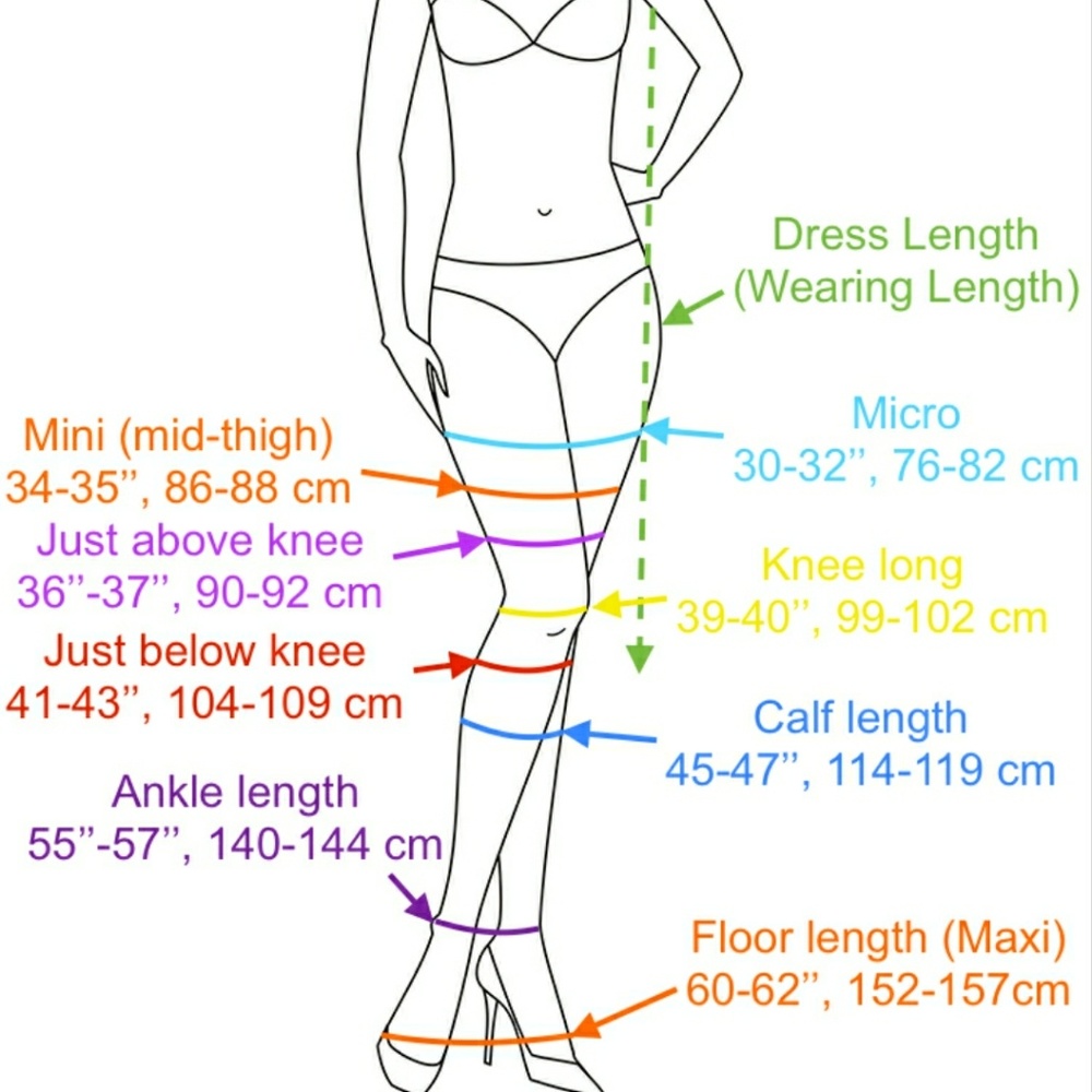 Please SHARE! Dress Lengths 101.. โค๐๐๐๐ - Picture 6 of 7